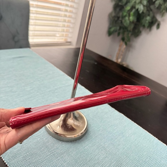 Dior Beauty Red Patent Leather Cosmetic Pouch - Picture 8 of 8